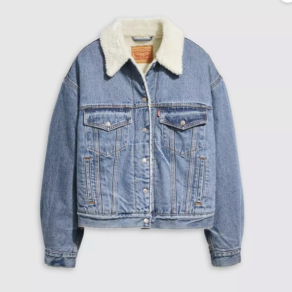 Levi's 90s Sherpa Trucker Jean Jacket - Picture 3 of 9